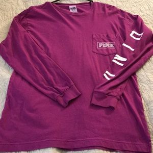 PINK long sleeve tee